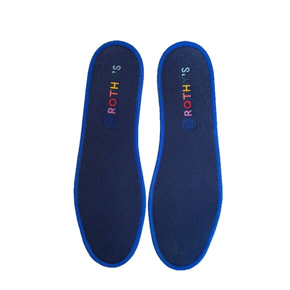 ROTHYS Size 10 Limited Edition SF Pride White Rainbow Stripe Slip On Sneakers - Picture 6 of 16